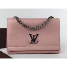 Женская брендовая кожаная сумка Louis Vuitton Light Pink Женская брендовая кожаная сумка Louis Vuitton Light Pink