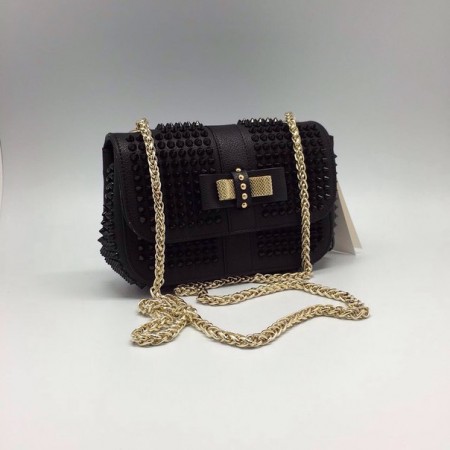 Женская сумка Christian Louboutin Black/Gold