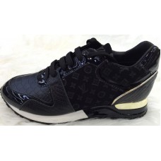 Женские черные кроссовки Louis Vuitton RunAway Black Женские черные кроссовки Louis Vuitton RunAway Black