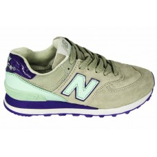 Женские летние кроссовки New Balance 574 GreyBlue Женские летние кроссовки New Balance 574 GreyBlue