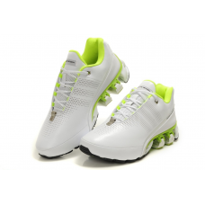 Мужские белые кожаные кроссовки Adidas Porsche Design Run Bounce SL P5000 (white/green) Мужские белые кожаные кроссовки Adidas Porsche Design Run Bounce SL P5000 (white/green)