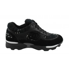 Женские брендовые кроссовки Chanel EX Sport Black/Black Женские брендовые кроссовки Chanel EX Sport Black/Black