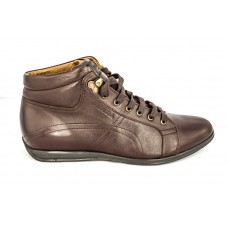 Осенние ботинки Prada High Brown Осенние ботинки Prada High Brown