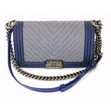 Женская сумка Chanel Medium Blue Jeans Женская сумка Chanel Medium Blue Jeans