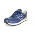 Мужские кожаные кроссовки New Balance 574 Blue