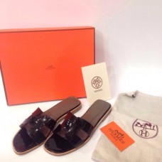 Женские шлепанцы Hermes Black A Женские шлепанцы Hermes Black A