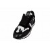 Женские кожаные камуфляжные кроссовки Valentino Garavani Rockstud черные с белым