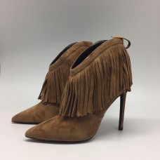 Женские ботильоны Saint Lauren Beige Женские ботильоны Saint Lauren Beige