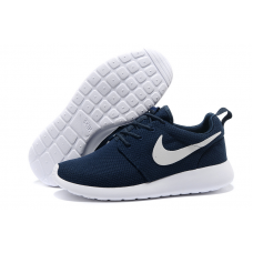 Кроссовки Nike "Roshe Run" White/Blue со скидкой Кроссовки Nike "Roshe Run" White/Blue со скидкой