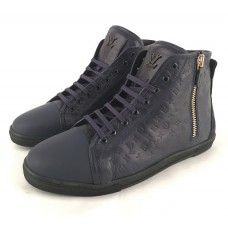 Мужские высокие брендовые кроссовки Louis Vuitton Montaigne Sneakers Blue Мужские высокие брендовые кроссовки Louis Vuitton Montaigne Sneakers Blue