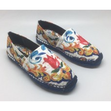 Женские эспадрильи Dolce & Gabbana цветные с узорами