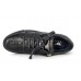 Осенние ботинки Giuseppe Zanotti Alligator Zipper  Full Black