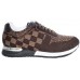 Мужские брендовые кроссовки Louis Vuitton Run Away Sneakers Broun