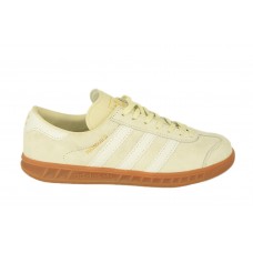 Женские замшевые кеды Adidas Hamburg белые