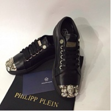 Женские кроссовки Philipp Plein Low Full Black со скидкой 