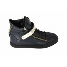 Осенние ботинки Giuzeppe Zanotti Blue High Осенние ботинки Giuzeppe Zanotti Blue High