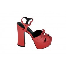 Женские босоножки Saint Laurent Red Женские босоножки Saint Laurent Red