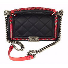 Женская сумка Chanel Medium BlackRed Женская сумка Chanel Medium BlackRed