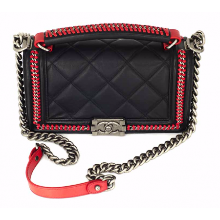 Женская сумка Chanel Medium BlackRed