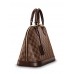 Женская кожаная брендовая сумка Louis Vuitton Alma Broun