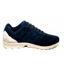 Замшевые кроссовки Adidas ZX Flux Blue V Замшевые кроссовки Adidas ZX Flux Blue V