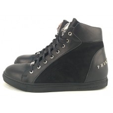 Зимние мужские кеды Philipp Plein Black High T
