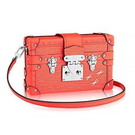 Женская красная брендовая сумка Louis Vuitton Petite Malle