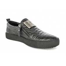 Осенние ботинки Giuzeppe Zanotti Black Monolith Alligator Skin Осенние ботинки Giuzeppe Zanotti Black Monolith Alligator Skin