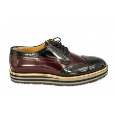 Осенние ботинки Prada Black/Brown Осенние ботинки Prada Black/Brown